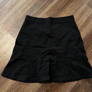 Loft Black Elastic-Waist Formal Skirt - Size M
